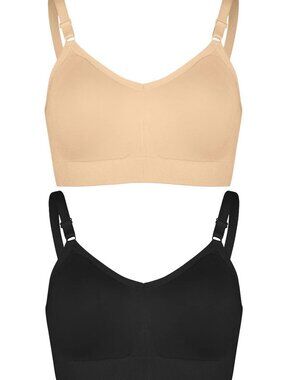 Knix Good to Go Seamless Bra Bundle Nylon Spandex Bralette Size M Women's EUC